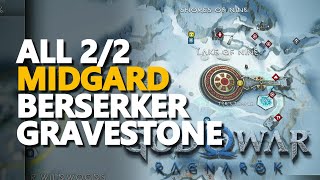 All Midgard Berserker Gravestone God Of War Ragnarok [upl. by Randie]