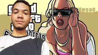 GRAND THEFT AUTO GTA SAN ANDREAS PORTSEM MODS INÍCIO DA GAMEPLAY PS2 [upl. by Yetta]