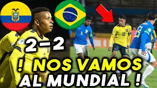 ¡SHOW DE GOLES 22 ECUADOR VS BRASIL SUB 17 SUDAMERICANO 2023 RESUMEN Y GOLES HOY LA TRI 💥 [upl. by Enilarak]