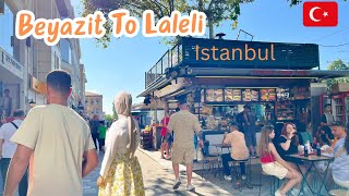 Turkey Istanbul City Walking Tour  Beyazit To Laleli  Streets  Travel  Parivish World  4K HDR [upl. by Acirretahs]