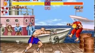 Street Fighter 2 Champion Edition SNES Sagat Gameplay [upl. by Elleret]