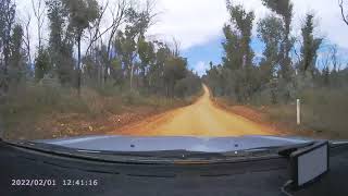 Bobeyan Road  Dirt Section Canberra to Adaminaby  2 Feb 2022 [upl. by Ahsikyw]