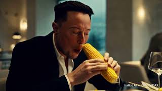 Elon Musk Eats Corn the Long Way [upl. by Dragone]