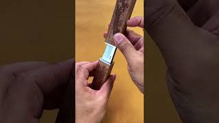 outdoorknife outdooredgeknives edc wood knifesheath [upl. by Engen]