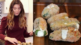 Jalapeno Poppers Nasıl Yapılır Jalapeno Biber Kızartması Tarifi  Canan Kurban [upl. by Yrkcaz520]