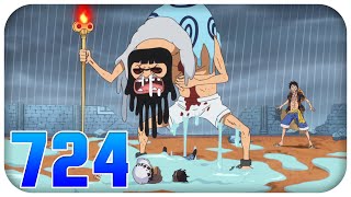 TREBOL´S TOD  One Piece EpisodeFolge 724 GermanDeutsch Review [upl. by Ocirnor878]