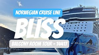 2024 NCL Bliss  Balcony Room Tour  Room 14714 [upl. by Duile]