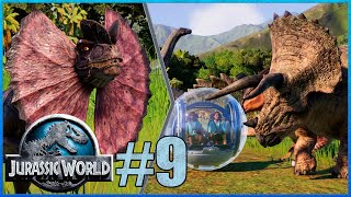 Gyrosphere Valley and Dilophosaurus  Building Jurassic World Ep9  Jurassic World Evolution 2 [upl. by Tadeas711]