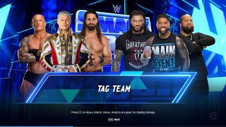 Team Cody vs Team Roman Reigns in a Brutal WWE Triple Tag Team Match [upl. by Schild300]