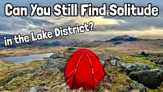 HILLEBERG SOULO Takes a Battering  Solo Wild Camping in the Lake District [upl. by Bryn]