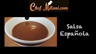 Salsa Española una de las 5 Salsas Madres [upl. by Yaker778]