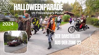 Halloweenparade im Freizeitpark Plohn 2024 Darsteller Zone 22 Halloweenumzug [upl. by Wilden]