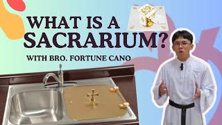 SACRARIUM  LITURGICAL FORMATION  BRO FORTUNE CANO  HOW TO WASH SACRED VESSELS AND LINENS [upl. by Poulter]