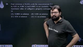 Four solutions of K2SO4 with the concentrations 01 m 001 m 0001 m and 00001 m are availabl [upl. by Lechner87]