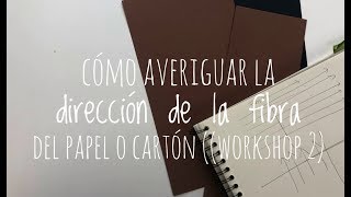 SCRAPBOOKING para PRINCIPIANTES  Dirección de la fibra del papel  Cápsula 2 [upl. by Suivatal597]