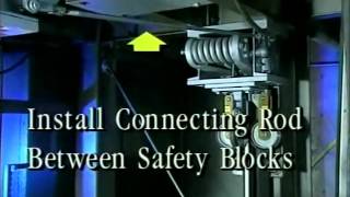 How to install and adjust an Elevator Safety from HollisterWhitney Elevator [upl. by Clarine]