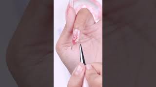 Cherry Blossom ASMR Nail Art 🌸 shortsasmrnailsnailsartbeauty acrylicnailsrelaxingsatisfying [upl. by Arfihs34]