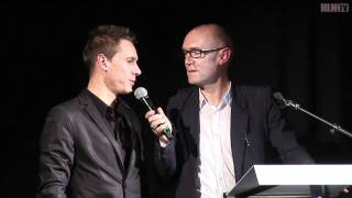 Philippe Gilbert neemt Kristallen Fiets 2010 in ontvangst HD [upl. by Eimma163]