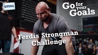 Keladams Kraftakt Mit Gervais Hüttenkäse bei der Strongman Challenge [upl. by Assilana]