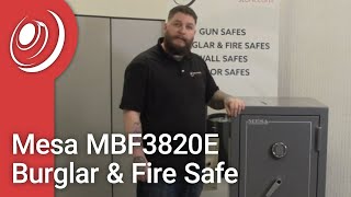 Mesa MBF3820E Burglar amp Fire Safe Review [upl. by Teraj]