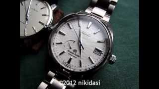 Slow motion video of GRAND SEIKO Spring Drive SBGA011 Snowflakewmv [upl. by Eissirc]