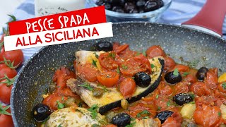 Pesce spada alla siciliana ricetta di un secondo di pesce facile e veloce [upl. by Knox]