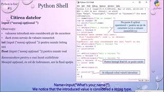 Python lecția 1 [upl. by Ahseile337]
