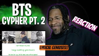 BTS방탄소년단  Cypher Pt 2 Triptych  REACTION VIDEO [upl. by Relyat636]