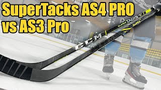 CCM Super Tacks AS4 Pro vs AS3 Pro hockey stick review  Which stick should you buy [upl. by Peace617]