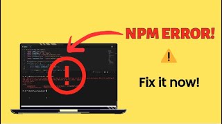 How to Fix quotNPM Not Recognizedquot Error in VS Code  StepbyStep Guide 2024 [upl. by Aerbua]