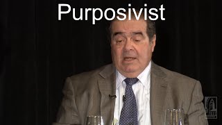 Purposivist thinking  Antonin Scalia [upl. by Zadack]