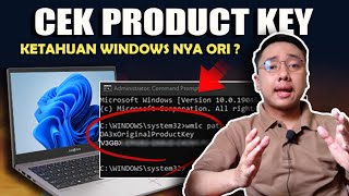 Cara Mengetahui Product KeySerial Number Pada Windows 10 Windows 11  Zulkifli Channel [upl. by Naz]