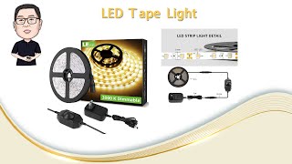 如何安装，剪切，焊接 LED灯条 LED灯带  How to install cut and solder LED Tape Light LED Flexible Strip Light [upl. by Tindall]