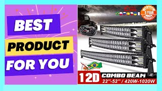 CO LIGHT 52quot 12V 24V Offroad Led Light Bar Spot Flood Combo [upl. by Solracsiul]