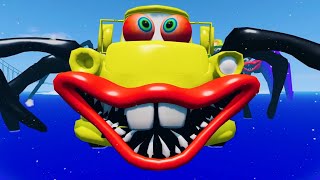 Epic Escape From The Lightning McQueen Boxy Boo amp Mater Spider Car Eater  Coffin Dance Song COVER [upl. by Hardin769]