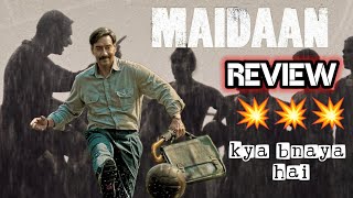 MAIDAAN Movie Review  Maidaan movie review and reaction  maidaan Ajay Devgan review 🔥🔥 [upl. by Areyk]