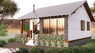 Gergeous Small House with Loft Design Idea 6x6 Meters  400 SQFT [upl. by Griggs]