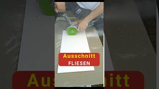 Einfaches Fliesen Schneiden Perfekte Rechteckige Ausschnitte Für Ablagefächer diy [upl. by Addison406]