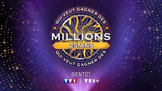 Bandeannonce Qui veut gagner des millions Spécial 25 ans TF1 [upl. by Caro267]