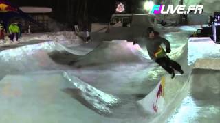 Faire du patin à glace dans un skatepark gelé [upl. by Andres191]