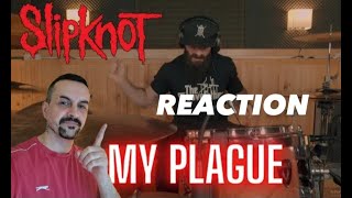 EL ESTEPARIO SIBERIANO SLIPKNOT  MY PLAGUE  DRUM COVER REACTION [upl. by Ileane]