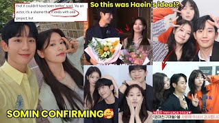 SOMIN INDIRECTLY HINTS SEASON 2 WITH HAEIN Haein said every moment with Somin is unforgettable😭 [upl. by Ivo]