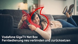 Vodafone GigaTV Net Box Fernbedienung neu verbinden [upl. by Airehs]