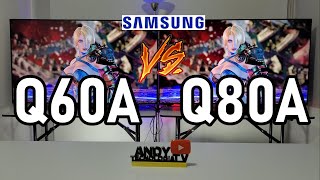 SAMSUNG Q60A vs Q80A Televisores 4K con tecnología QLED  ¿Cuál te conviene más [upl. by Nalyk499]