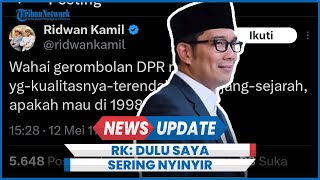 Ridwan Kamil Minta Maaf Tweet Lama Hina Warga Jakarta Kritik DPR [upl. by Navy]