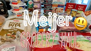 MEIJER GROCERY HAUL [upl. by Nylehtak299]