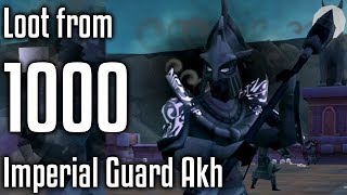 RS3  Loot from 1000 Imperial Guard Akh [upl. by Derr]