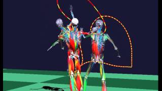 Biomechanics of tennis serve [upl. by Trinatte]