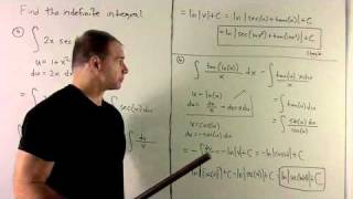 Trig Antiderivatives involving 1x [upl. by Hgiel]