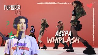 Poptopia Lab AESPA Whiplash’ MV Reaction [upl. by Wonacott]